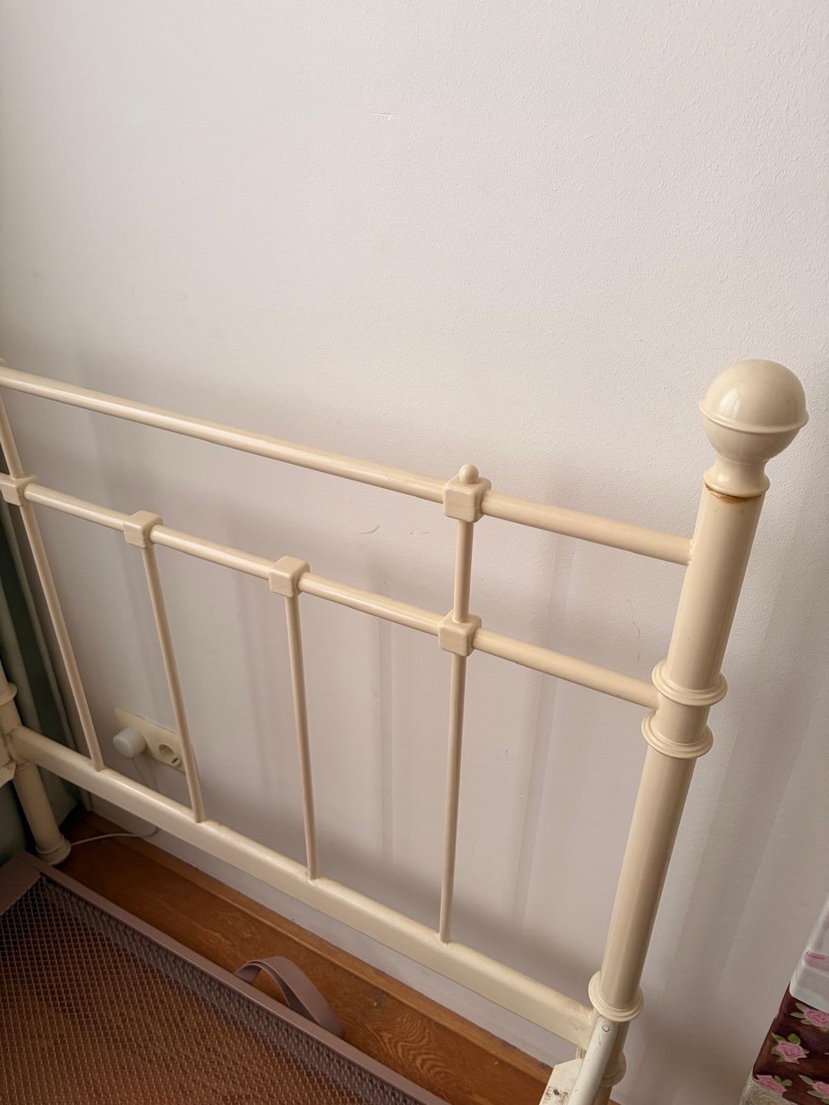 Eenpersoonsbed 90x200 met Auping  bedbodem, Huis en Inrichting, Ophalen, 90 cm, Eenpersoons, Metaal