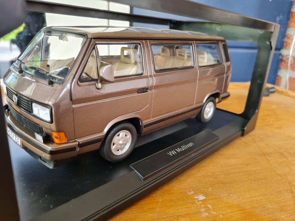 1:18 AANBIEDING! Volkswagen bus T3 Multivan uit 1990 Norev, Ophalen of Verzenden, Nieuw, Auto, Norev