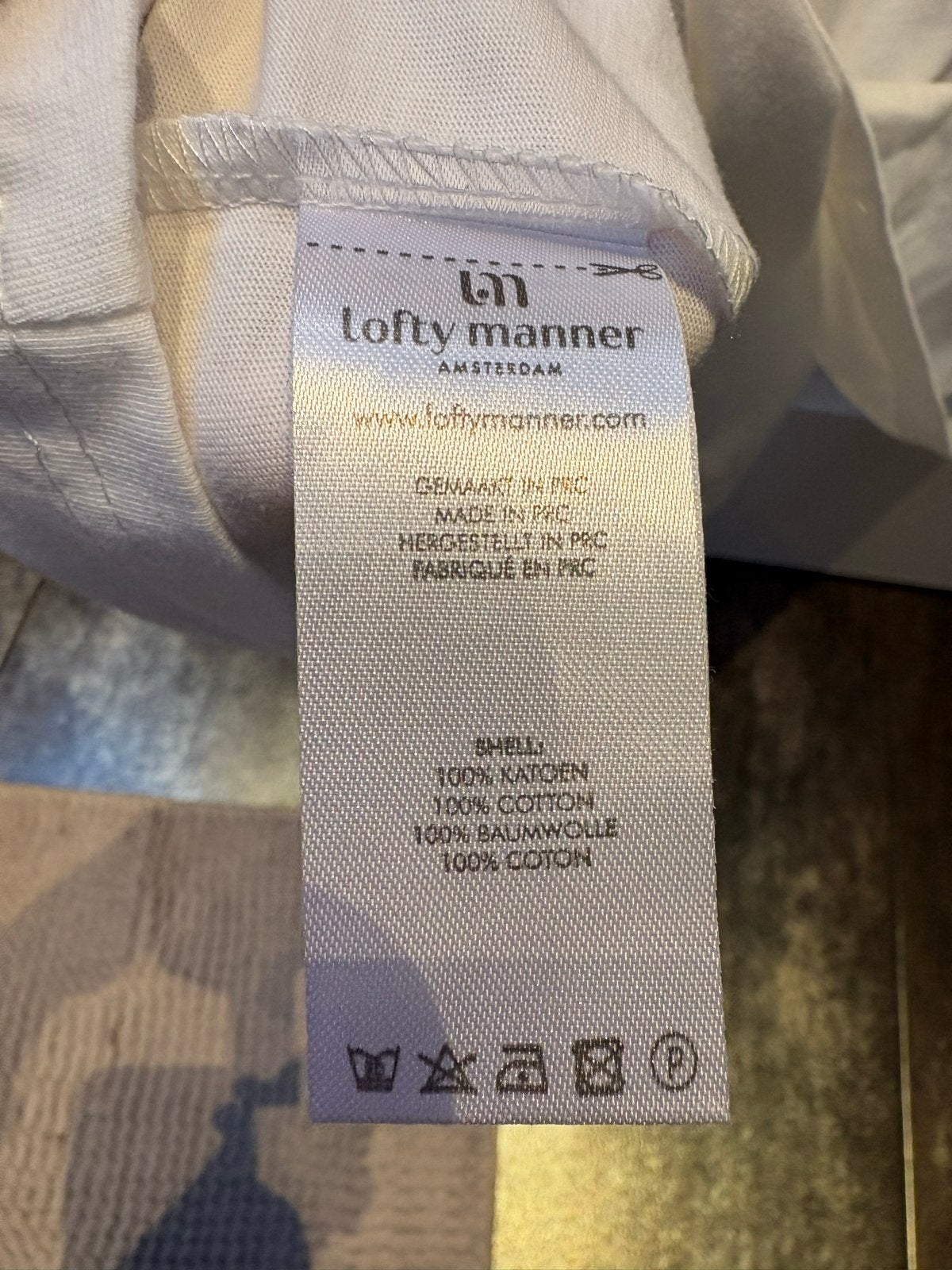 Lofty Manner T-shirt Aluna White Tropical Sun Maat L, Wit, Maat 42/44 (L), Nieuw, Ophalen of Verzenden
