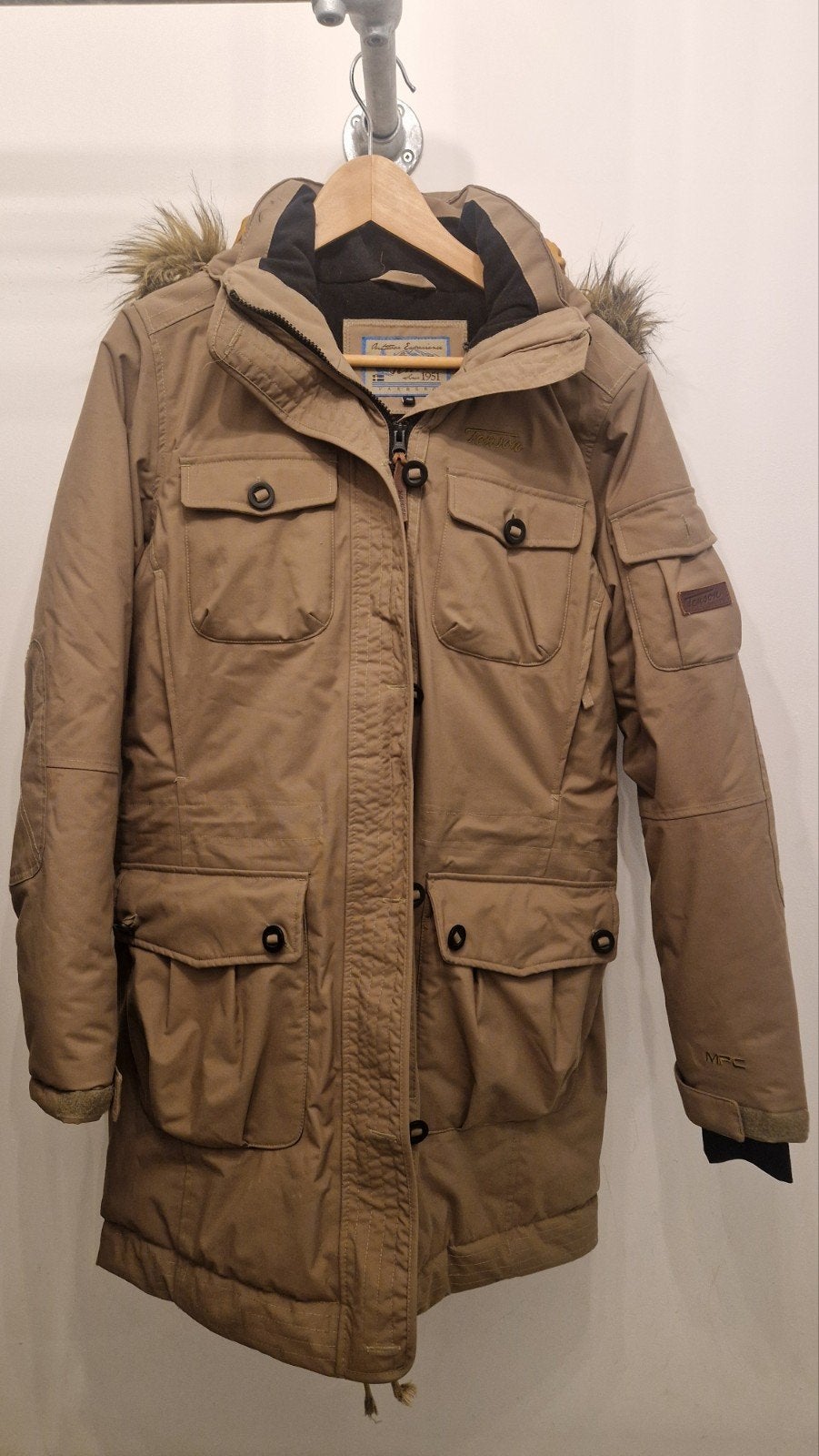 Tenson winterjas mt 40, Tenson, Ophalen of Verzenden, Zo goed als nieuw, Maat 38/40 (M)