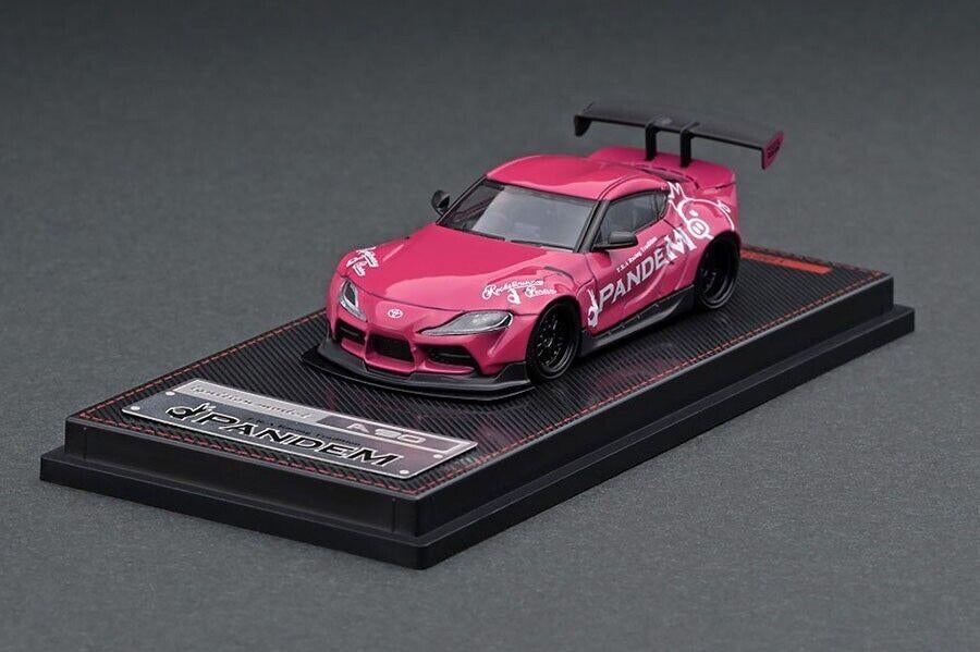 Toyota Pandem Supra (A90) van Ignition Model 1/64 Pink, Ophalen of Verzenden, Nieuw, Auto