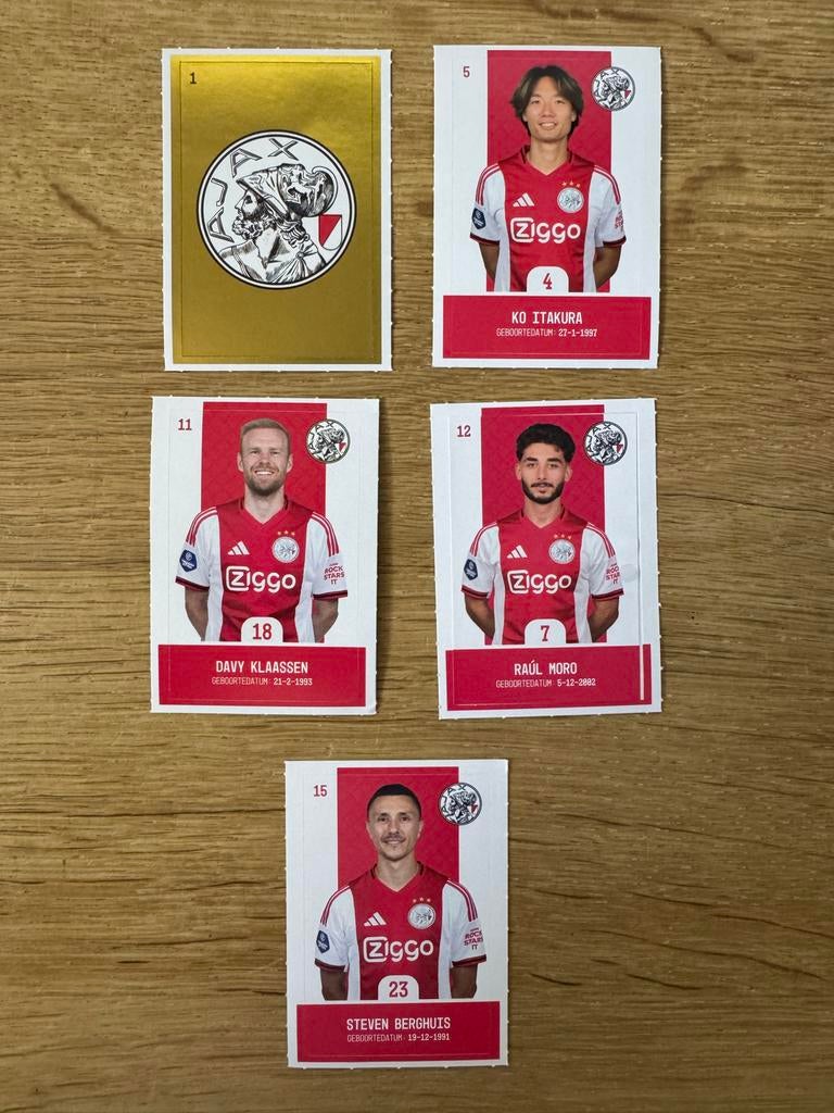Voetbalplaatjes Ajax, Verzamelen, Ophalen of Verzenden, Gebruikt, Ajax, Poster, Plaatje of Sticker