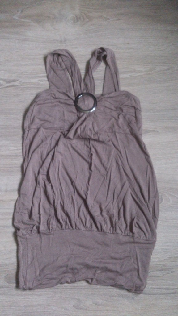 Nieuwe taupe kleurige top maat m new yorker, Maat 38/40 (M), Bruin, Nieuw, Ophalen of Verzenden