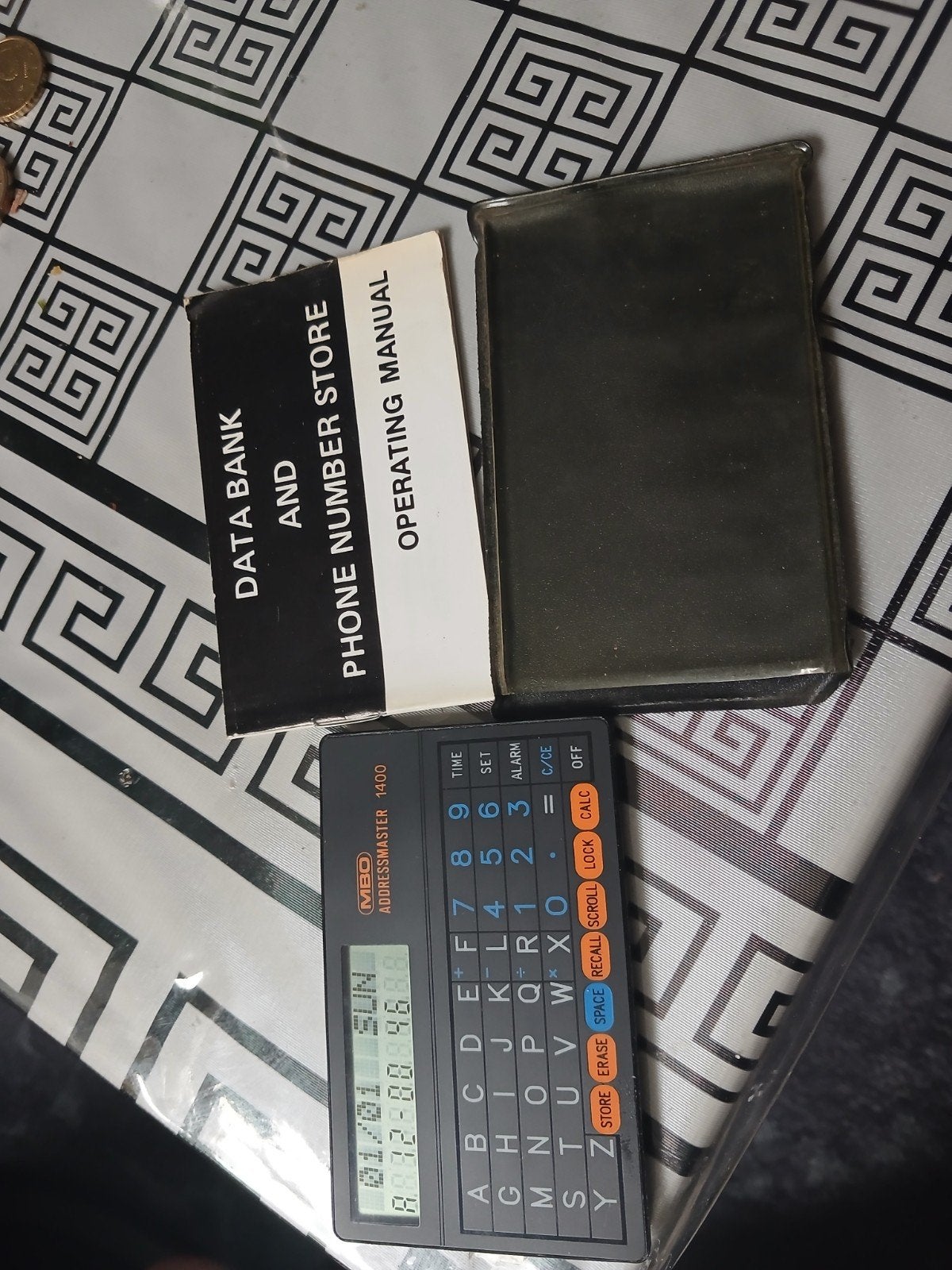 MBO Addressmaster 1400 - Vintage Elektronische Zakagenda, Ophalen of Verzenden, MBO