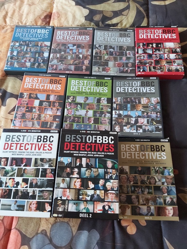 best of bbc detectives 1 t/m. 8 15 en 16, Seizoen 4, Nederlands, Ophalen of Verzenden, Gebruikt
