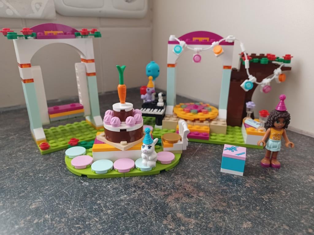 Lego friends 41110 verjaardagsfeest, Compleet, Lego, Friends, Ophalen of Verzenden