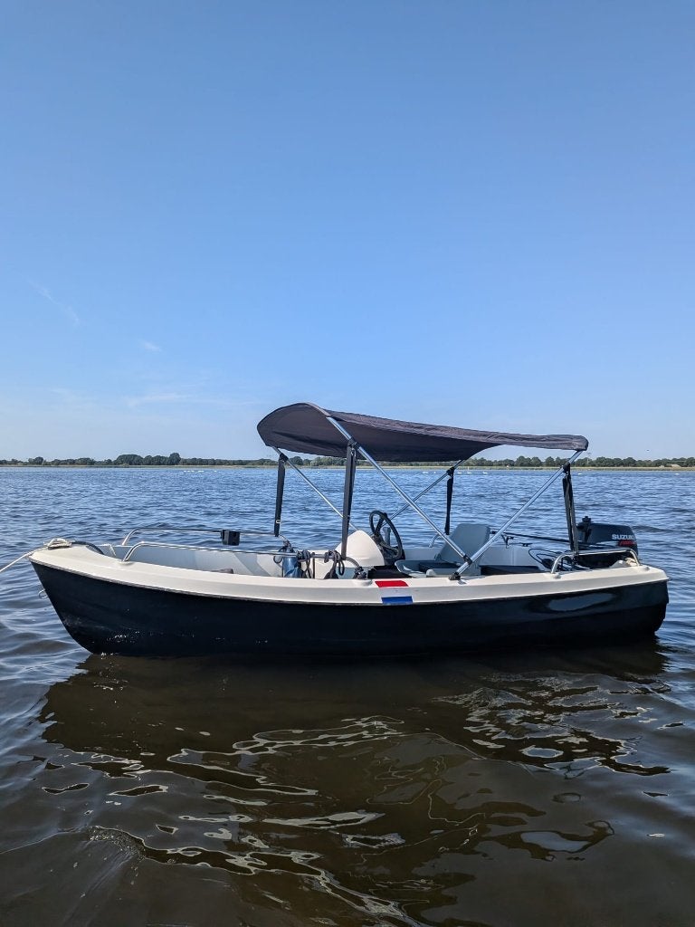 Seafinder 380 met 6 pk 4takt Suzuki en trailer, Consoleboot, Gebruikt, 4 m, Binnenboordmotor