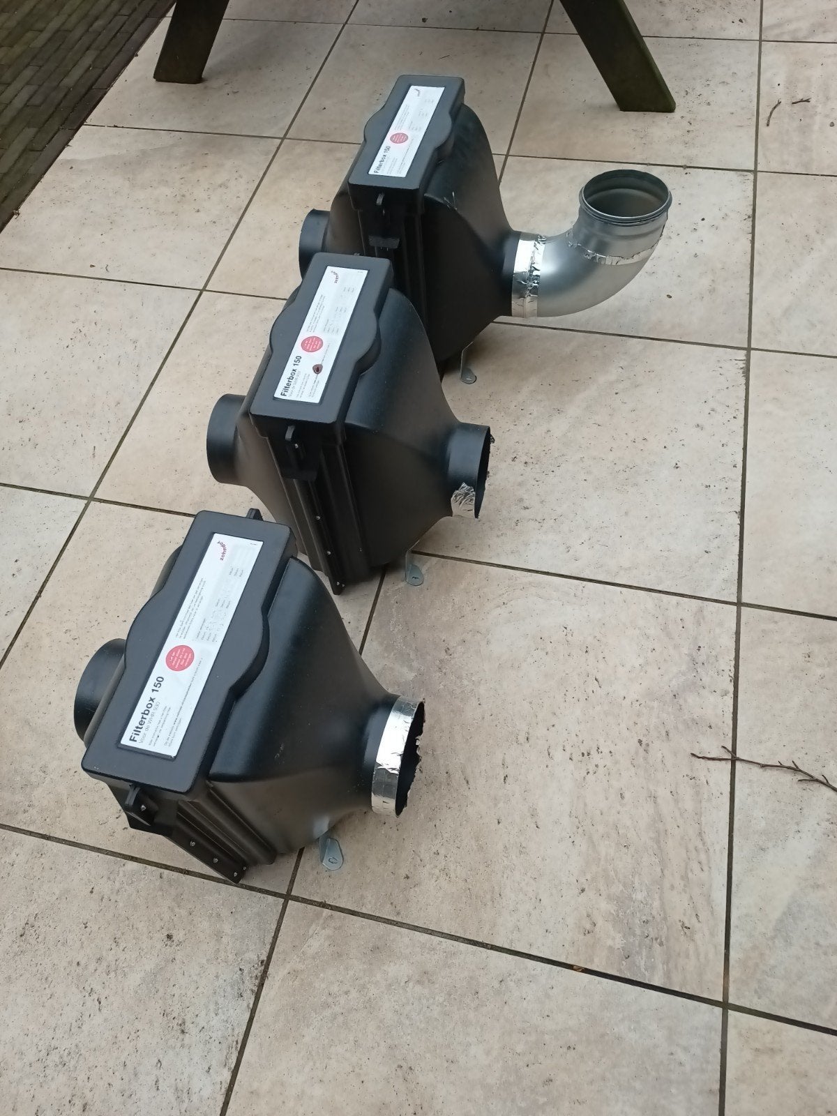 Zehnder filterboxen 150 mm, Ophalen of Verzenden, Gebruikt, Afzuiger