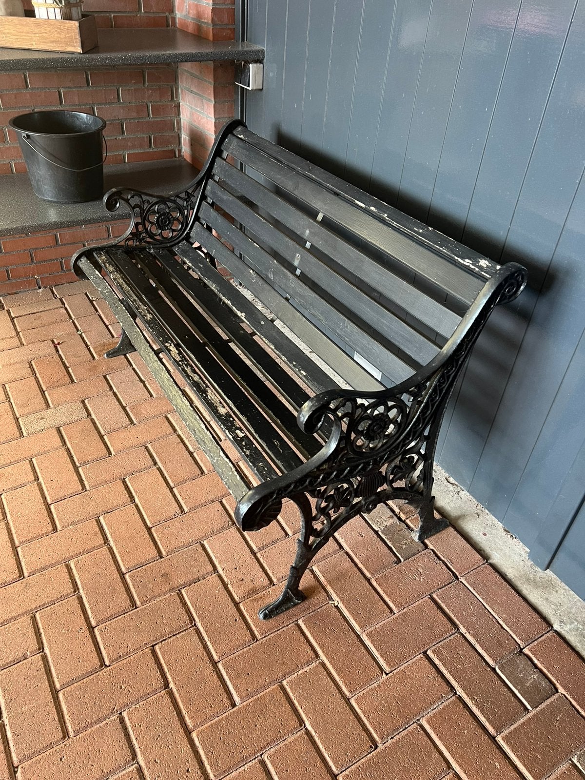 2 tuinbankjes, Ophalen of Verzenden, Zo goed als nieuw, Hout