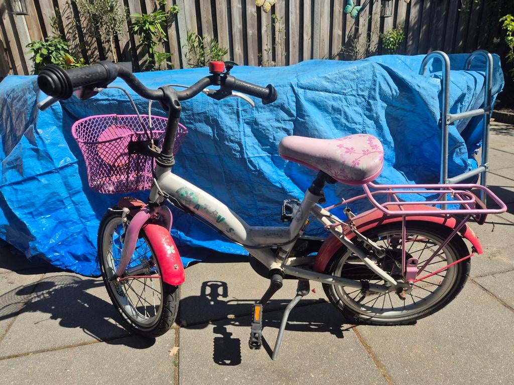 Meisjes fiets, Ophalen, Gebruikt, Velgrem, Batavus koala