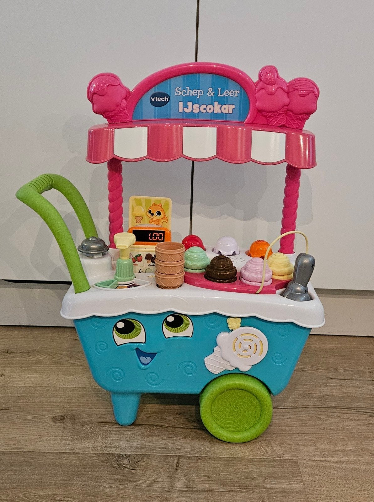 VTech Schep & Leer IJscokar, Kinderen en Baby's, Speelgoed | Overig, Ophalen, Zo goed als nieuw, Jongen of Meisje