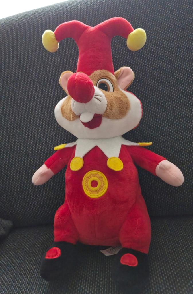 AH Hamster Efteling Jokie Knuffel, Kinderen en Baby's, Speelgoed | Knuffels en Pluche, Hamster, Meerkleurig, Albert Heijn, Verzenden