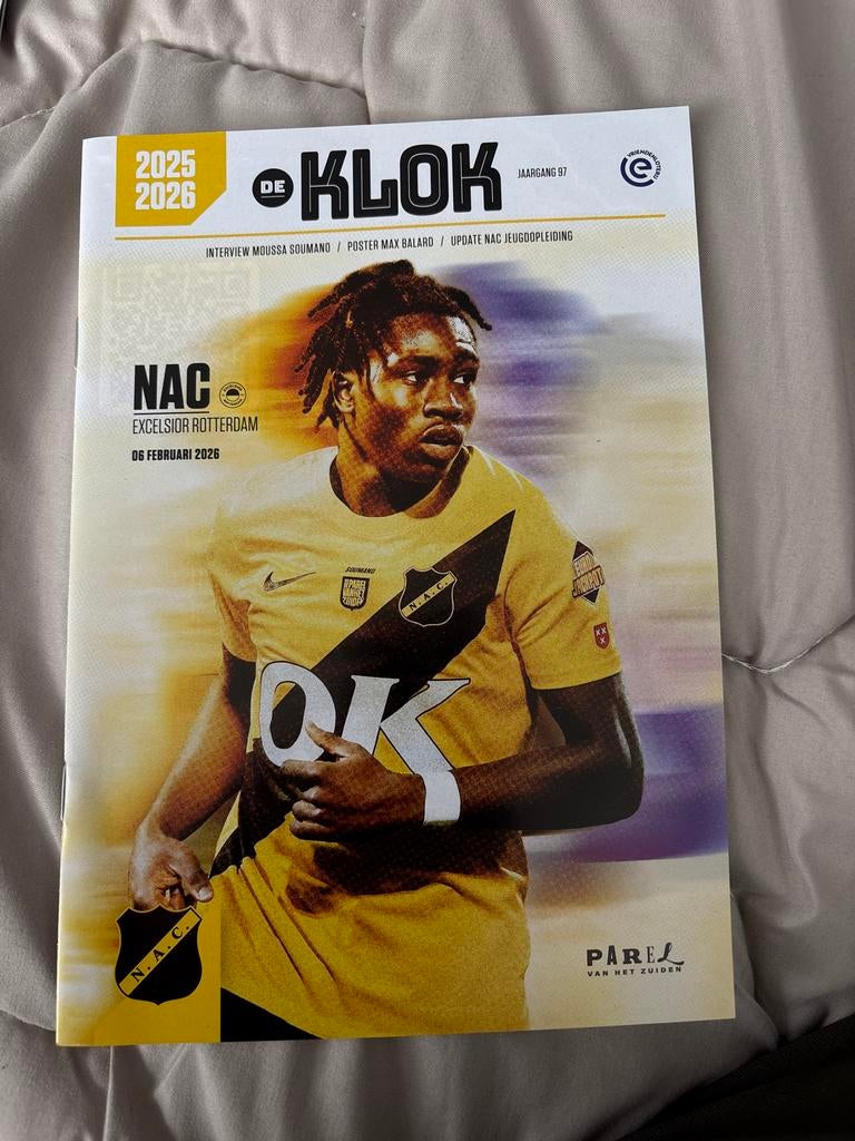 Programmaboekje NAC Breda - Excelsior Rotterdam 06-02-2026, Ophalen of Verzenden, Zo goed als nieuw