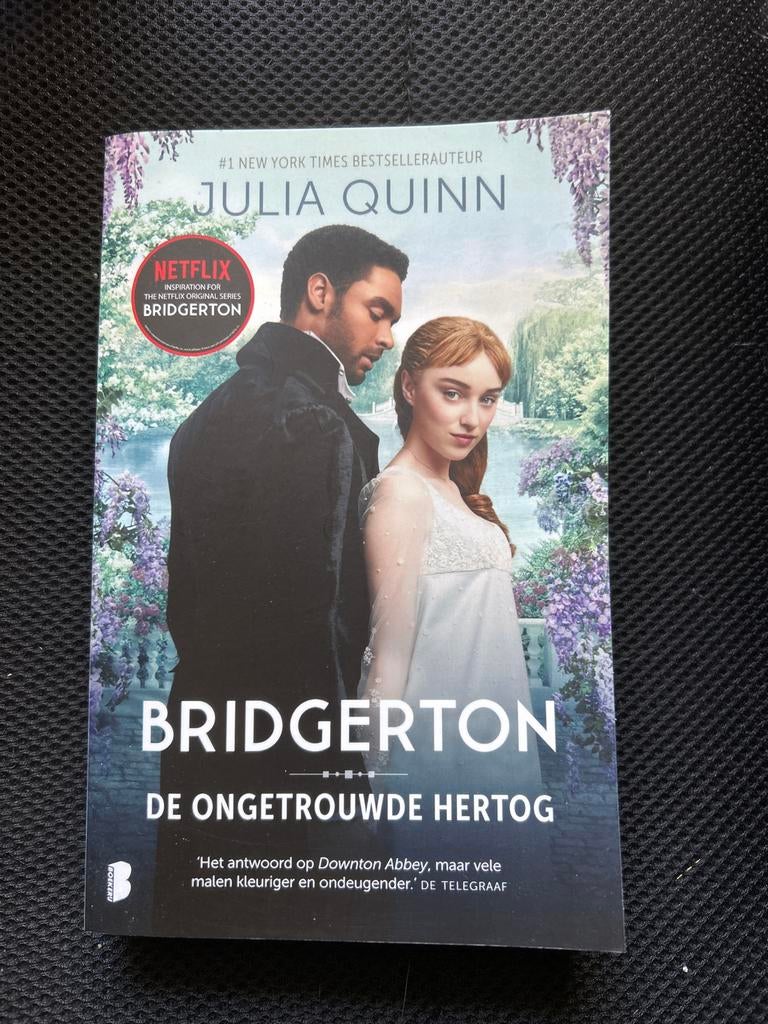 Bridgerton: De Ongetrouwde Hertog - Boek 1 Julia Quinn, Boeken, Ophalen, Gelezen, Nederland