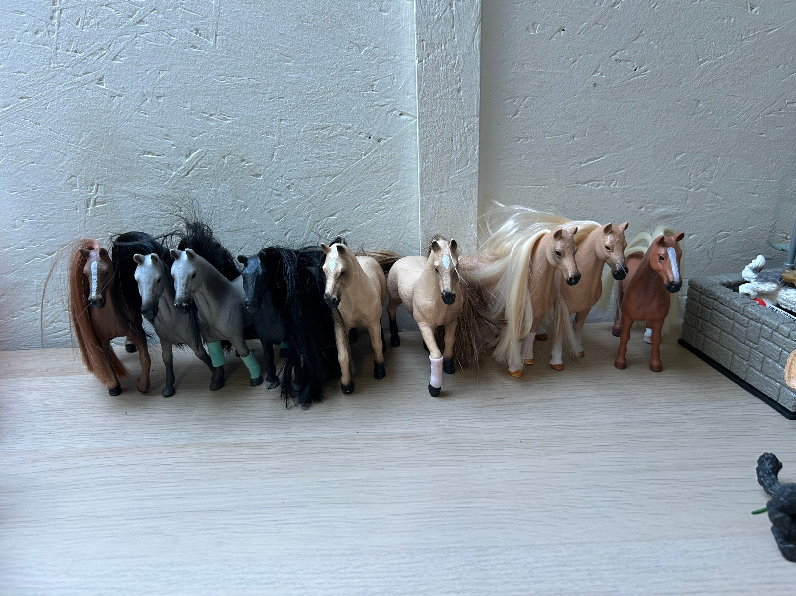 Schleich paarden met haar, Ophalen of Verzenden, Zo goed als nieuw, Paard, Beeldje of Figuurtje