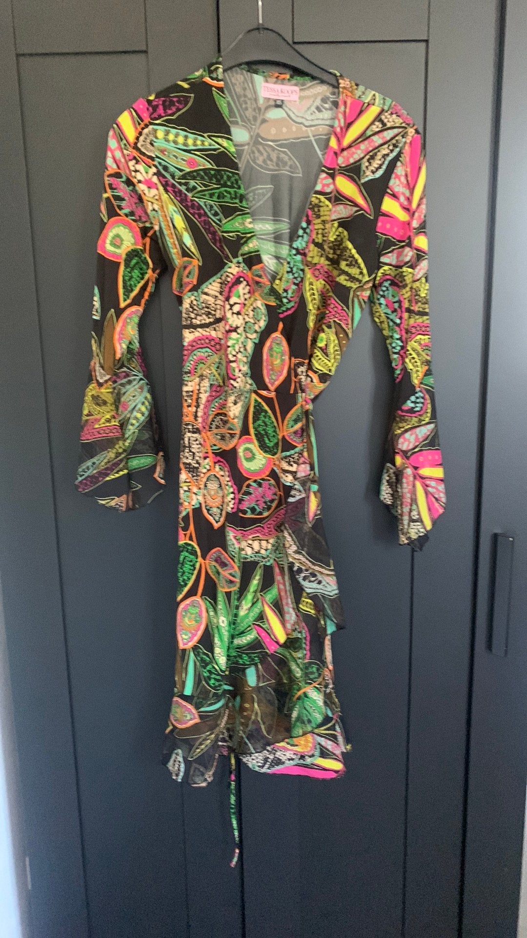Tessa koops wikkeljurk maat 34 / 36, Kleding | Dames, Meerkleurig, Ophalen of Verzenden, Zo goed als nieuw, Maat 34 (XS) of kleiner
