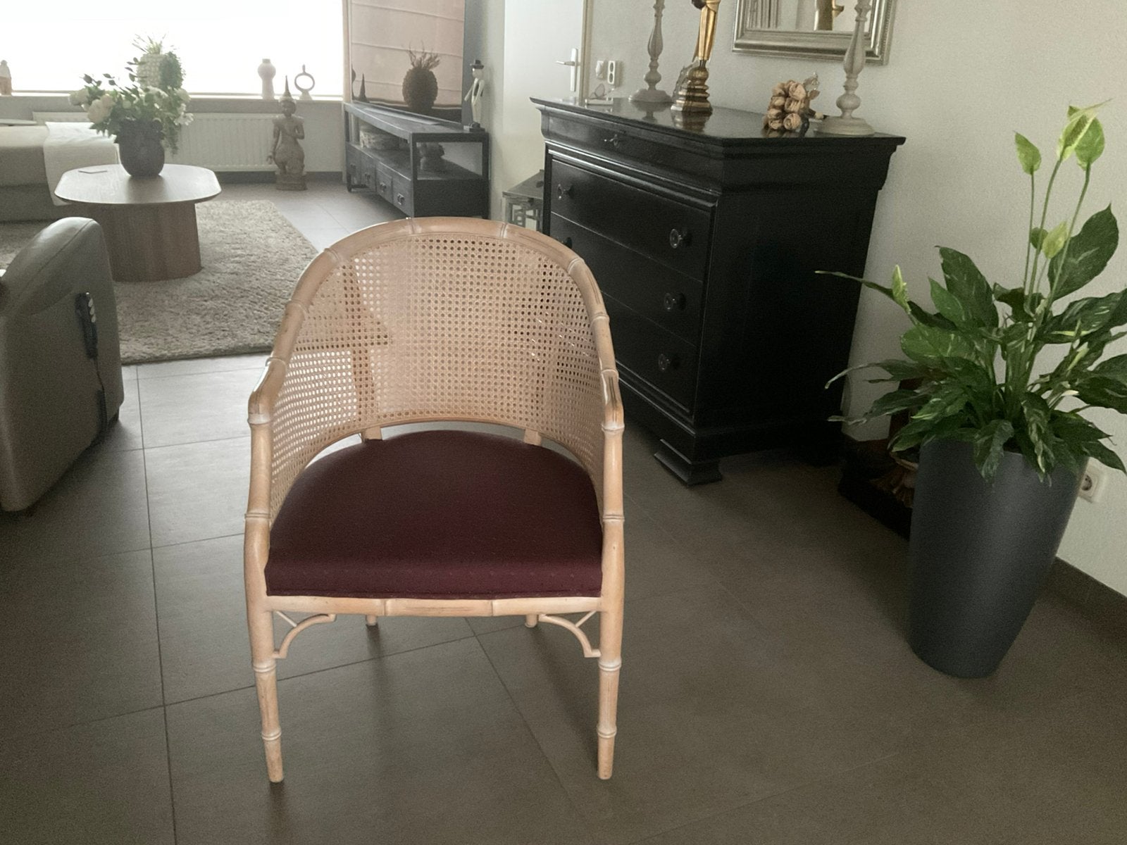 Gratis 2 mooie stoelen voor binnen of veranda/balkon., Ophalen, Zo goed als nieuw, Rotan, Twee