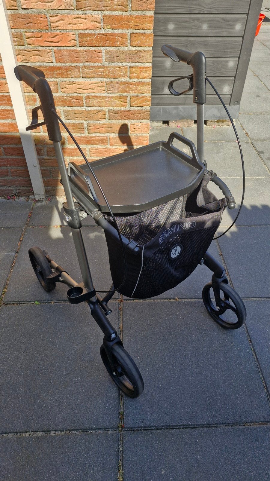 lichtgewicht rollator Gemino 30 met dienblad, Ophalen, Lichtgewicht