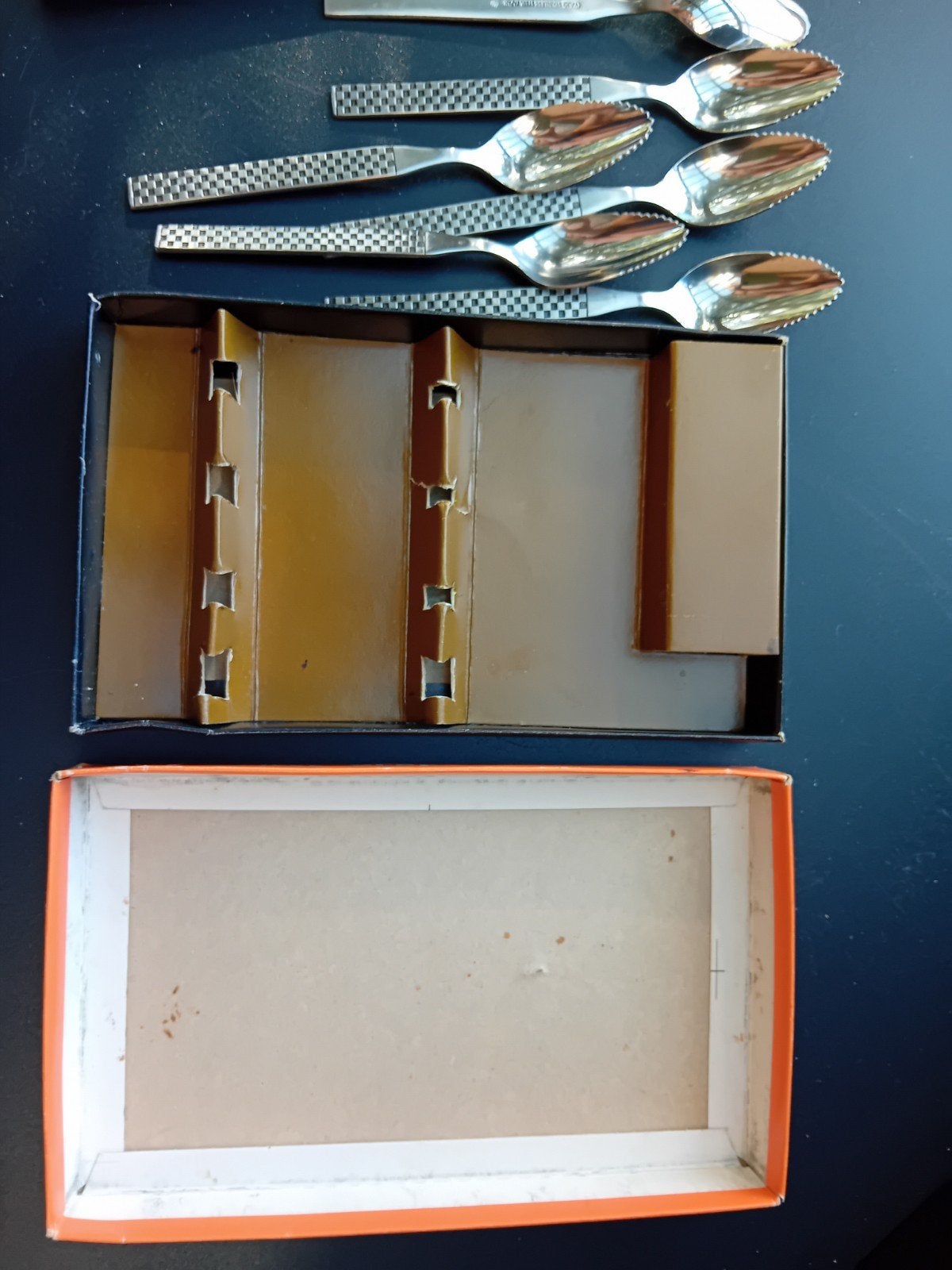 Vintage YAX Grape Fruit Set - 7-delig RVS Bestek, Verzenden