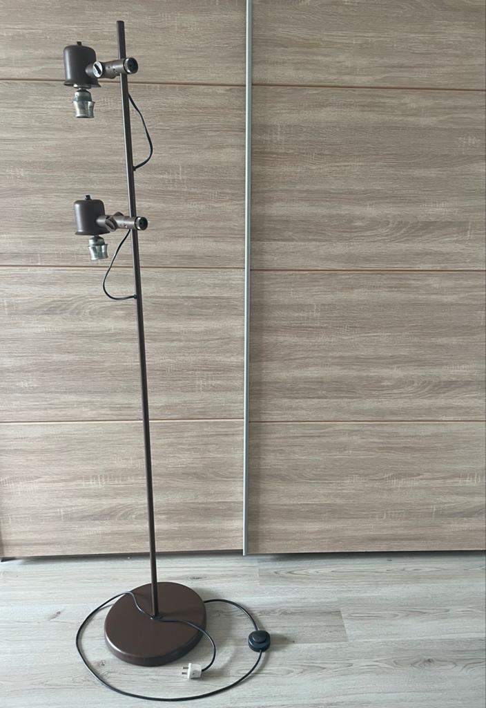 Vintage Dijkstra Vloerlamp Jaren 70, Huis en Inrichting, Lampen | Vloerlampen, Ophalen of Verzenden, Zo goed als nieuw, Metaal