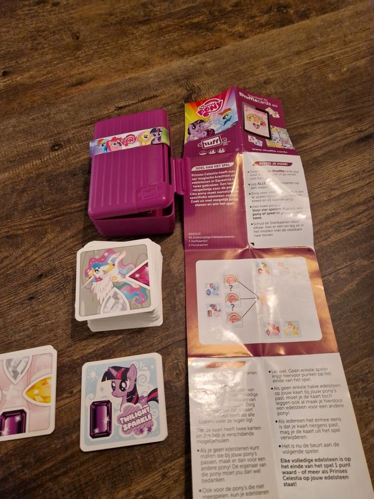 My little pony shuffle cards, Ophalen of Verzenden, Zo goed als nieuw