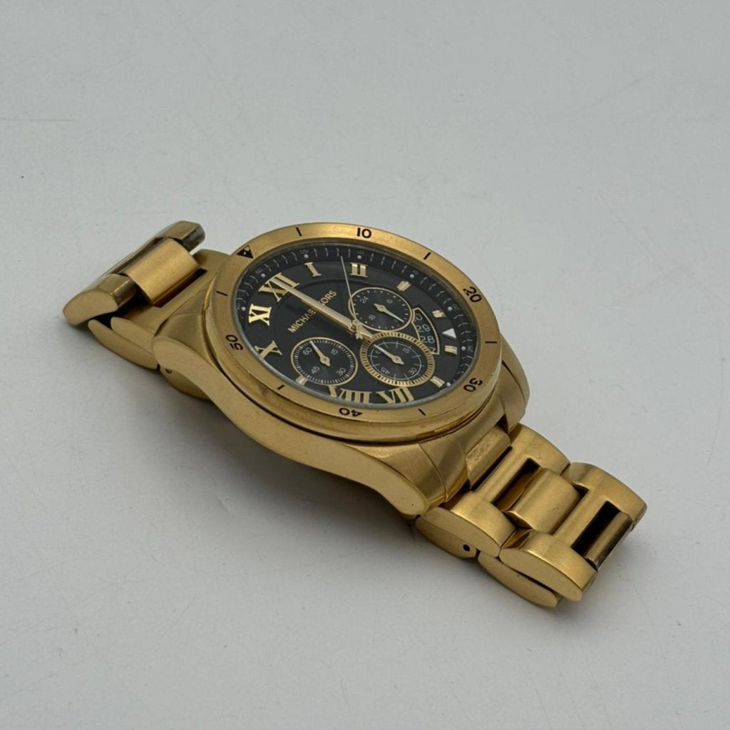 Michael Kors Brecken MK8481 horloge goudkleur - Nieuwstaat, Sieraden, Tassen en Uiterlijk, Horloges | Kinderen, Ruilrijk, Zo goed als nieuw
