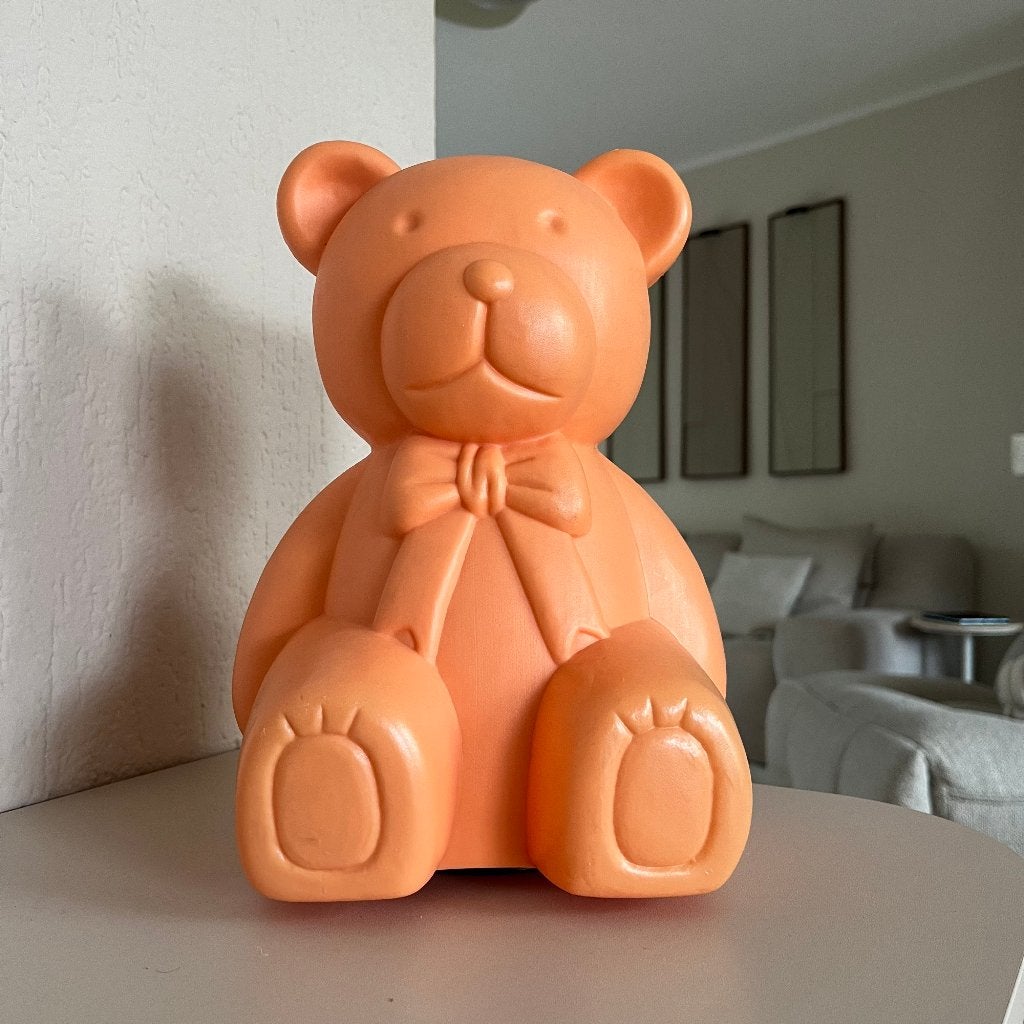 Vintage 70s oranje gummy beer lamp, Ophalen of Verzenden