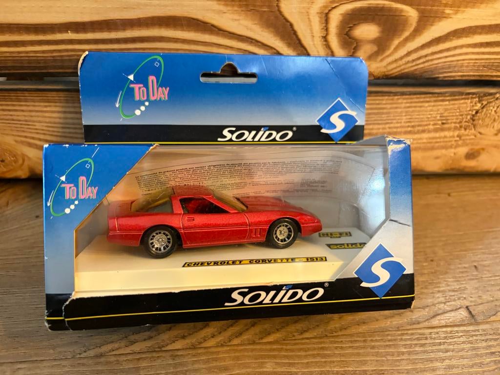 Solido Chevrolet Corvette 1513 Modelauto - Nieuw in doos, Ophalen of Verzenden, Nieuw, Auto, Solido