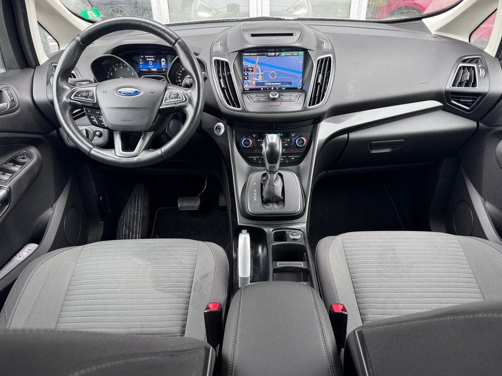 Ford Grand C-Max 1.5 Titanium | Automaat | Stoel/Stuur VW |, Auto's, 15 km/l, Euro 6, Origineel Nederlands, Zilver of Grijs