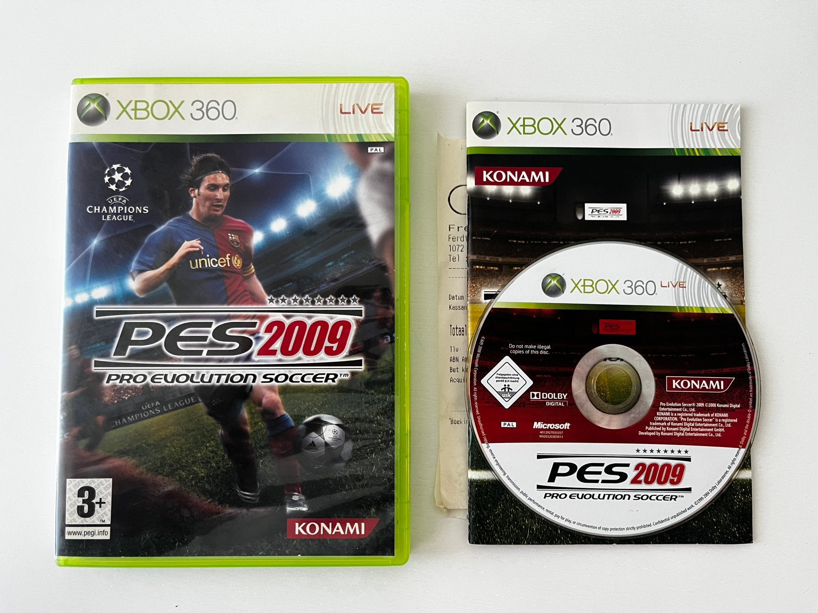 PES Pro Evolution Soccer 2009, Spelcomputers en Games, Ophalen of Verzenden, Zo goed als nieuw, Sport, 3 spelers of meer