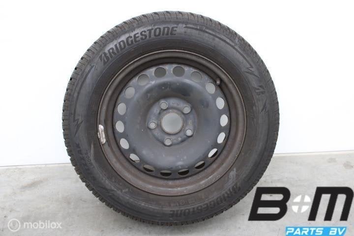 WINTER! 15 inch stalen velgen VW Golf - Sportsvan! KBA, Auto-onderdelen, Gebruikt, 15 inch, Banden en Velgen