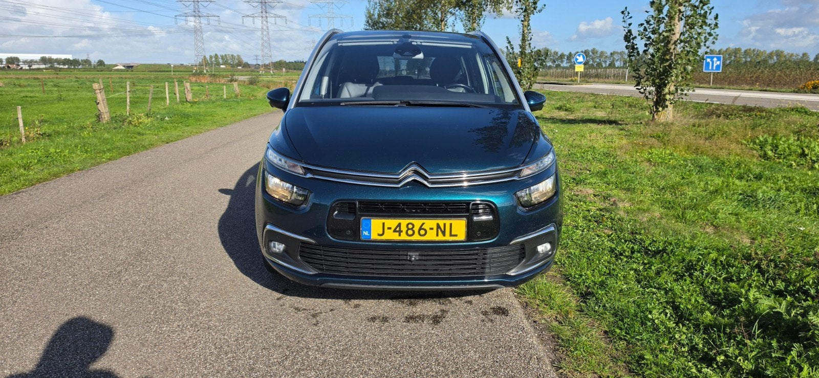 Citroën C4 Spacetourer, 4 cilinders, Blauw, 7 stoelen, Diesel