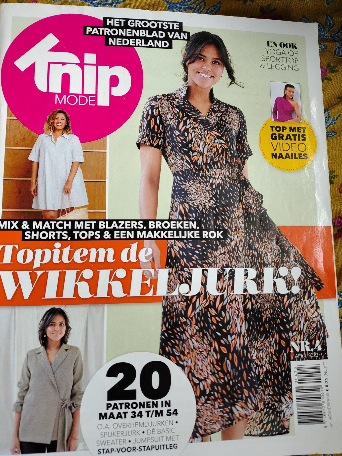 knip april 2023, Hobby en Vrije tijd, Ophalen of Verzenden, Zo goed als nieuw, Vrouw, Knipmode