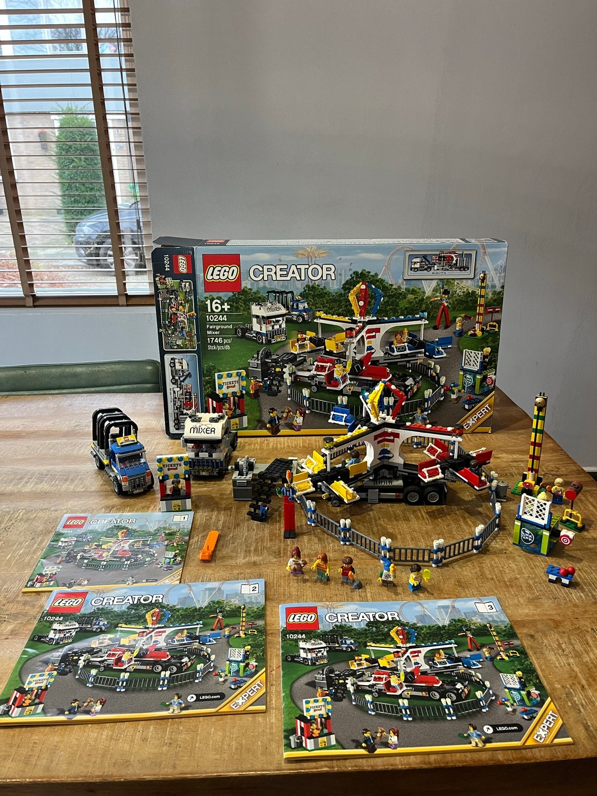 LEGO Creator Expert 10244 Kermis Mixer - 100% Compleet, Ophalen of Verzenden, Gebruikt