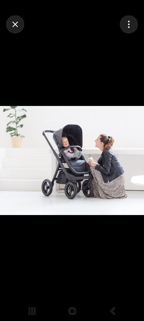 Dubatti kinderwagen leather edition, Zo goed als nieuw, Met reiswieg, Ophalen, Kinderwagen