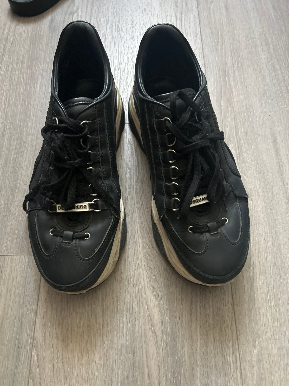 Dsquared2 Sneakers - Zwart, Gedragen, Ophalen