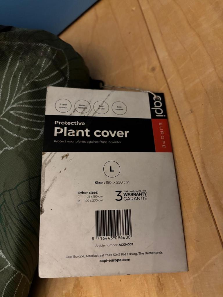 Capi Plantenhoes L - Bescherm je planten tegen vorst, Ophalen of Verzenden