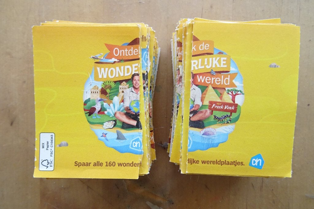 Wonderlijke wereld plaatjes AH, Albert Heijn, Ophalen