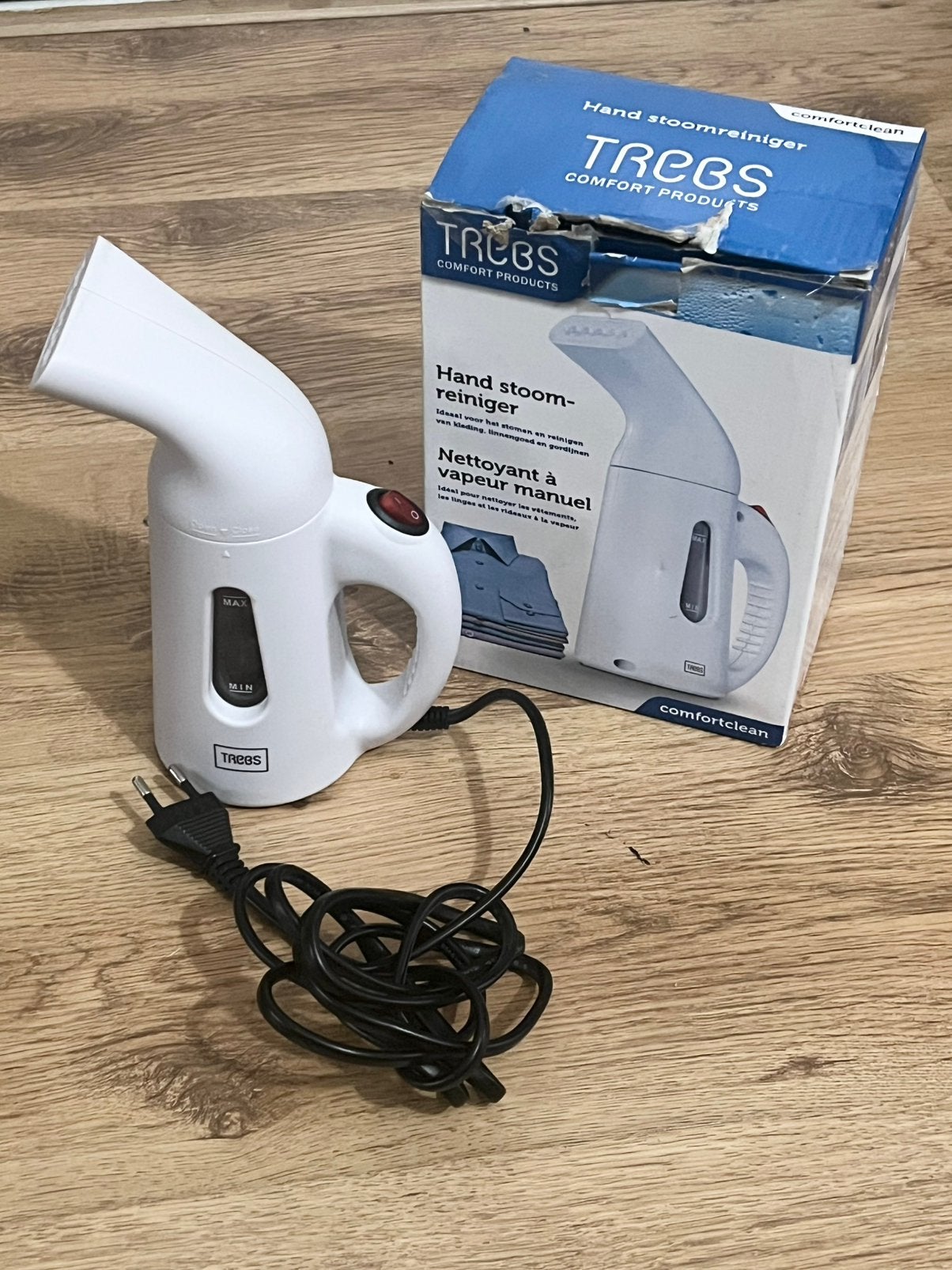 TREBS Hand Stoomreiniger - Comfortclean, Ophalen of Verzenden, Zo goed als nieuw, Stoomreiniger