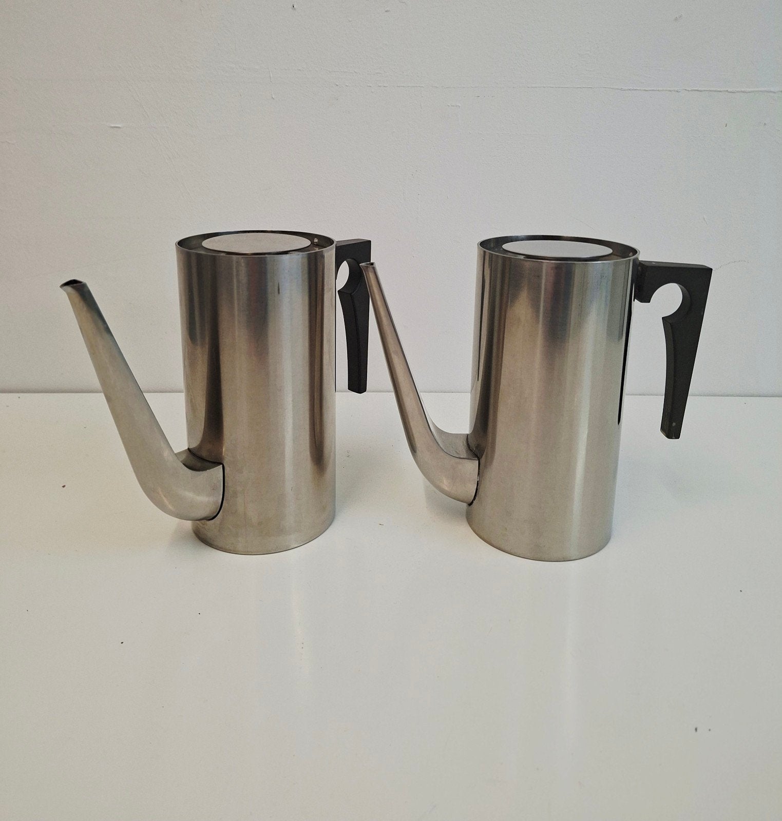 Arne Jacobsen koffiepotten (2) Stelton Cylinda serie, Ophalen of Verzenden