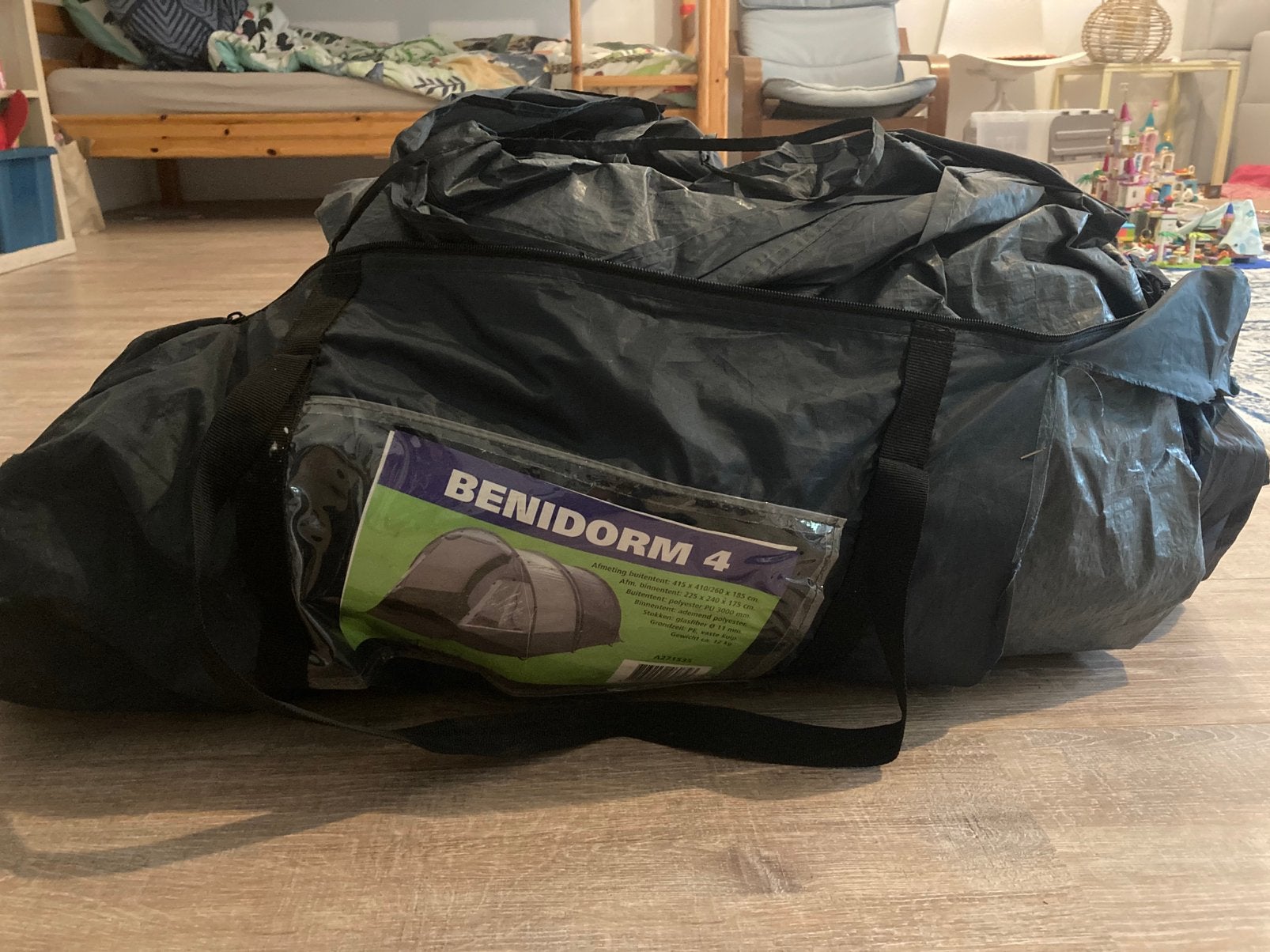 Benidorm 4 persoons tent, Ophalen of Verzenden, Gebruikt, Tot en met 4