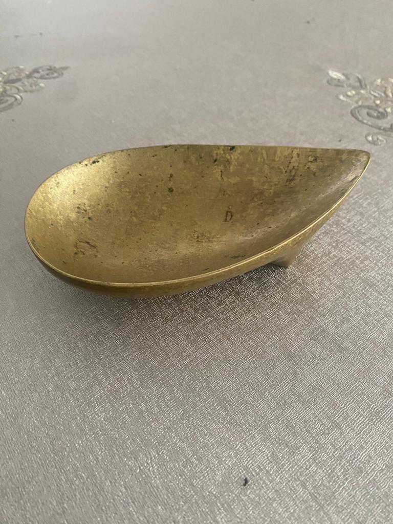 Antieke bronzen olielamp of diya lamp, Antiek en Kunst, Ophalen of Verzenden