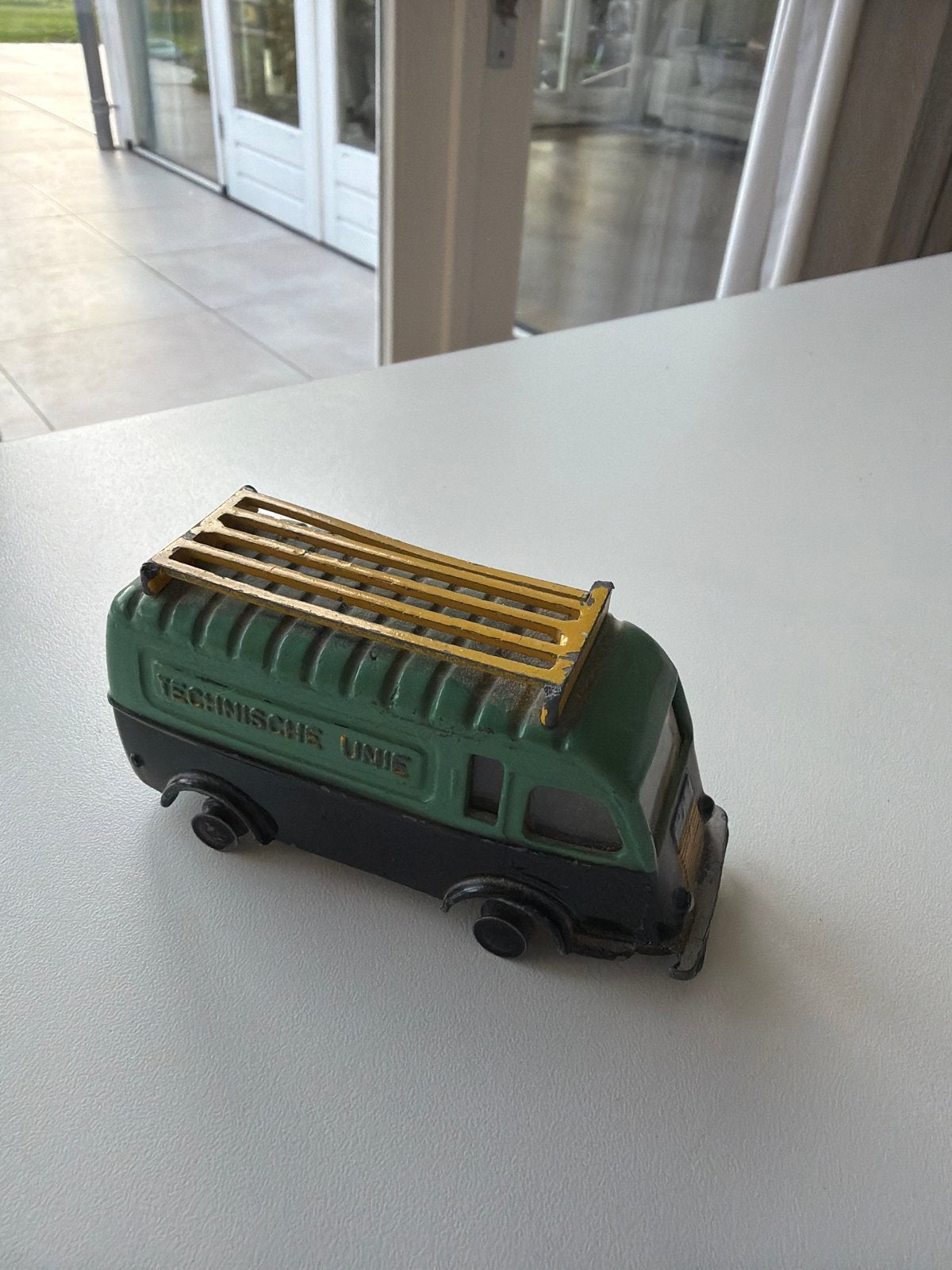 Vintage Lion Car 'Technische Unie' busje - Made in Holland, Ophalen of Verzenden, Gebruikt
