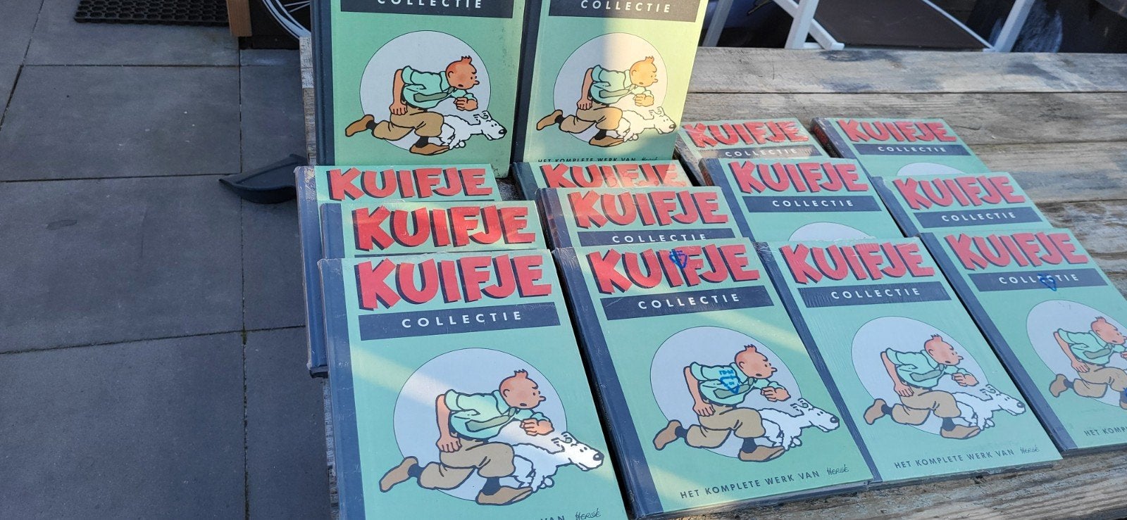 Kuifje Lekturama set - 14 boeken (12x geseald) + posters, Ophalen of Verzenden, Kuifje, Zo goed als nieuw, Beeldje of Figuurtje