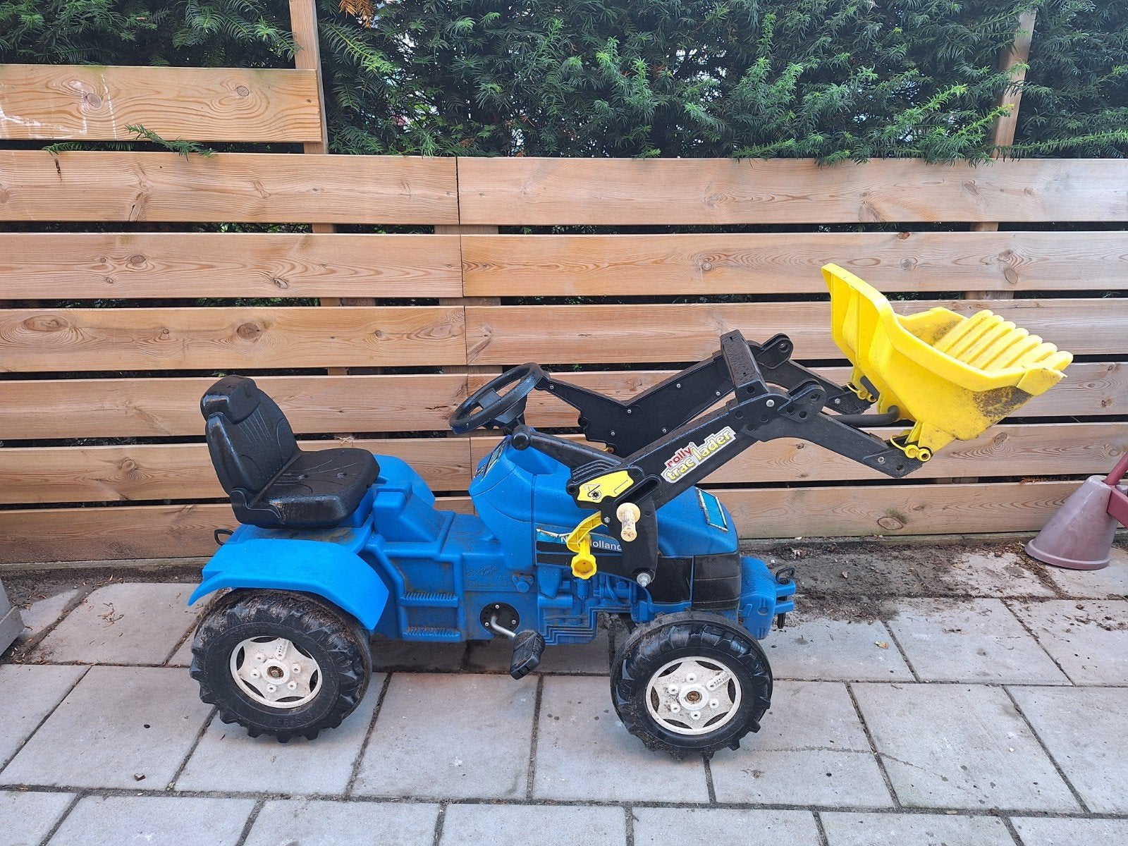Rolly Toys New Holland trapauto met voorlader, Kinderen en Baby's, Speelgoed | Buiten | Voertuigen en Loopfietsen, Ophalen, Gebruikt