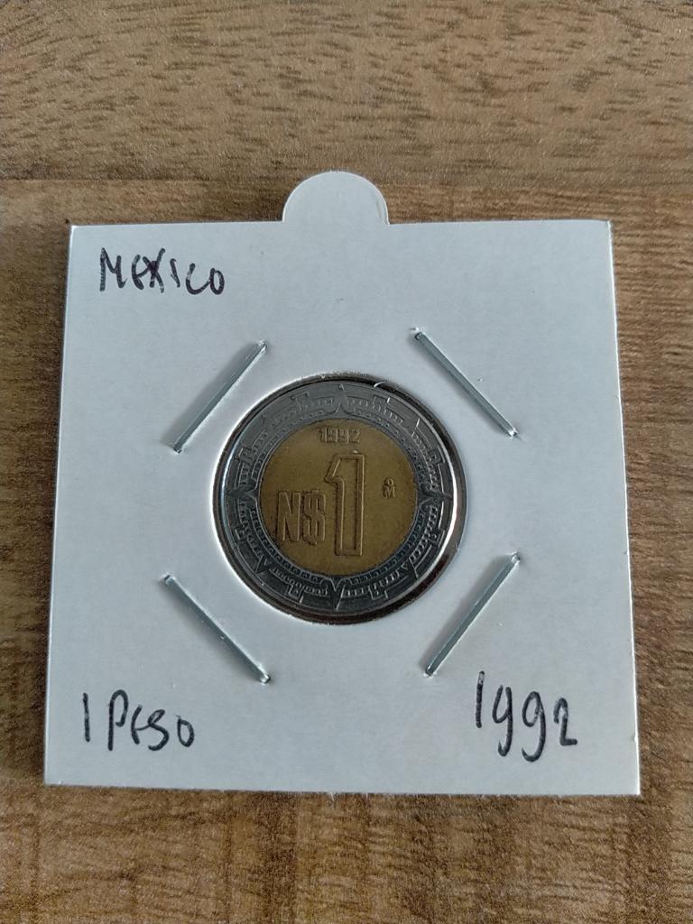 Mexico 1 Peso 1992, Verzenden, Noord-Amerika, Losse munt