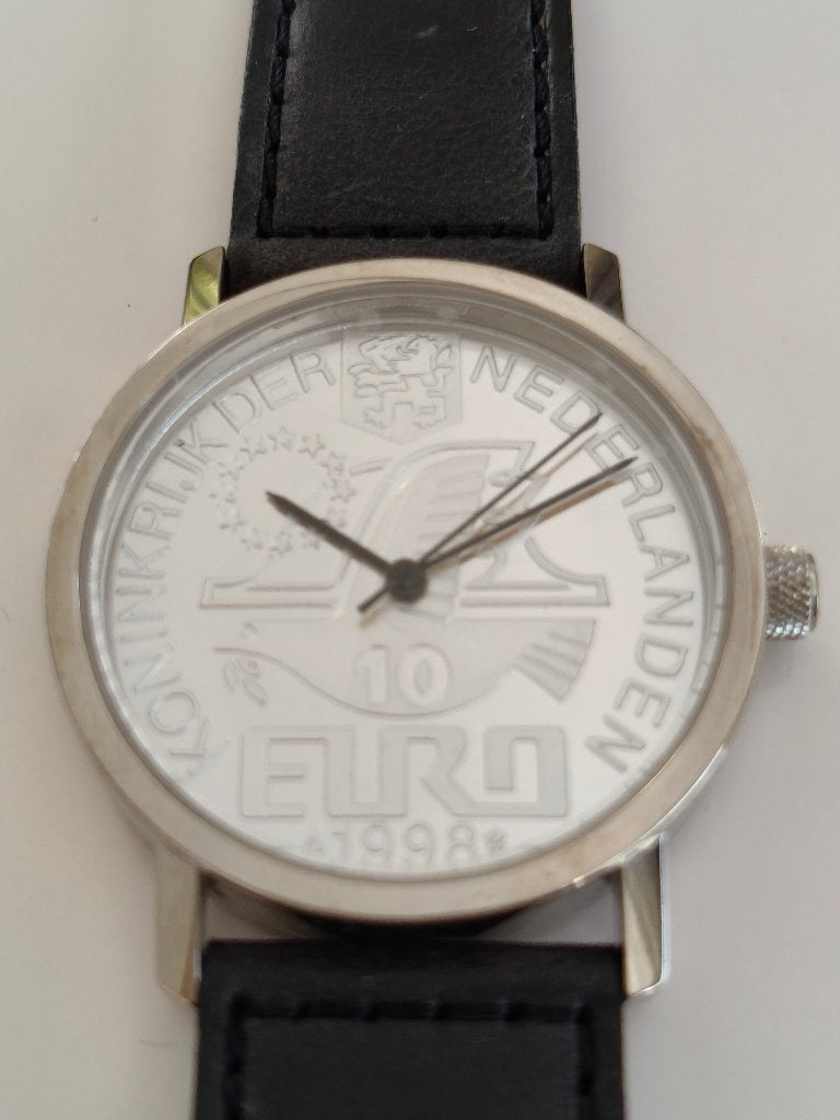 Munt Horloge ( Money Watch ), Overige merken, Leer, Staal, Polshorloge