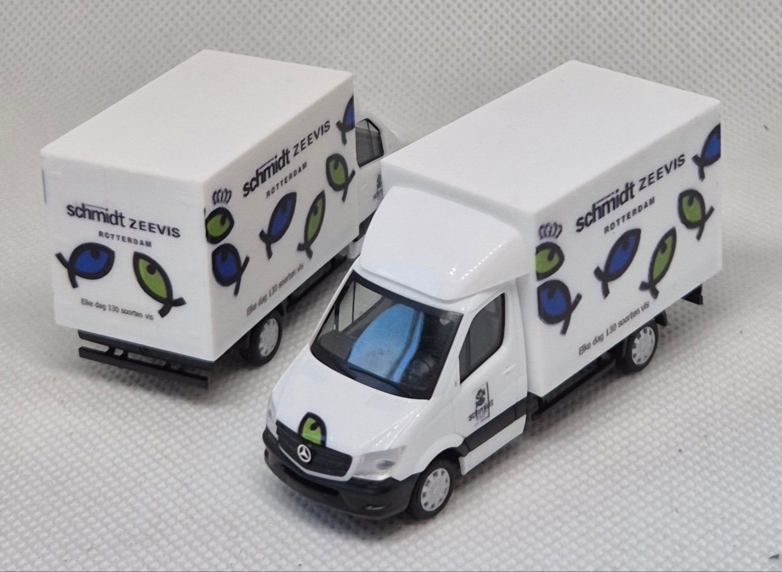 MB Sprinter Schmidt Zeevis Eigenbouw, Ophalen of Verzenden, Zo goed als nieuw, Auto, Herpa
