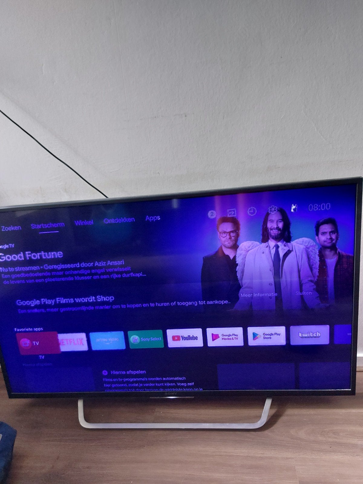 Sony smart TV, Ophalen, 100 cm of meer, 50 Hz, Sony