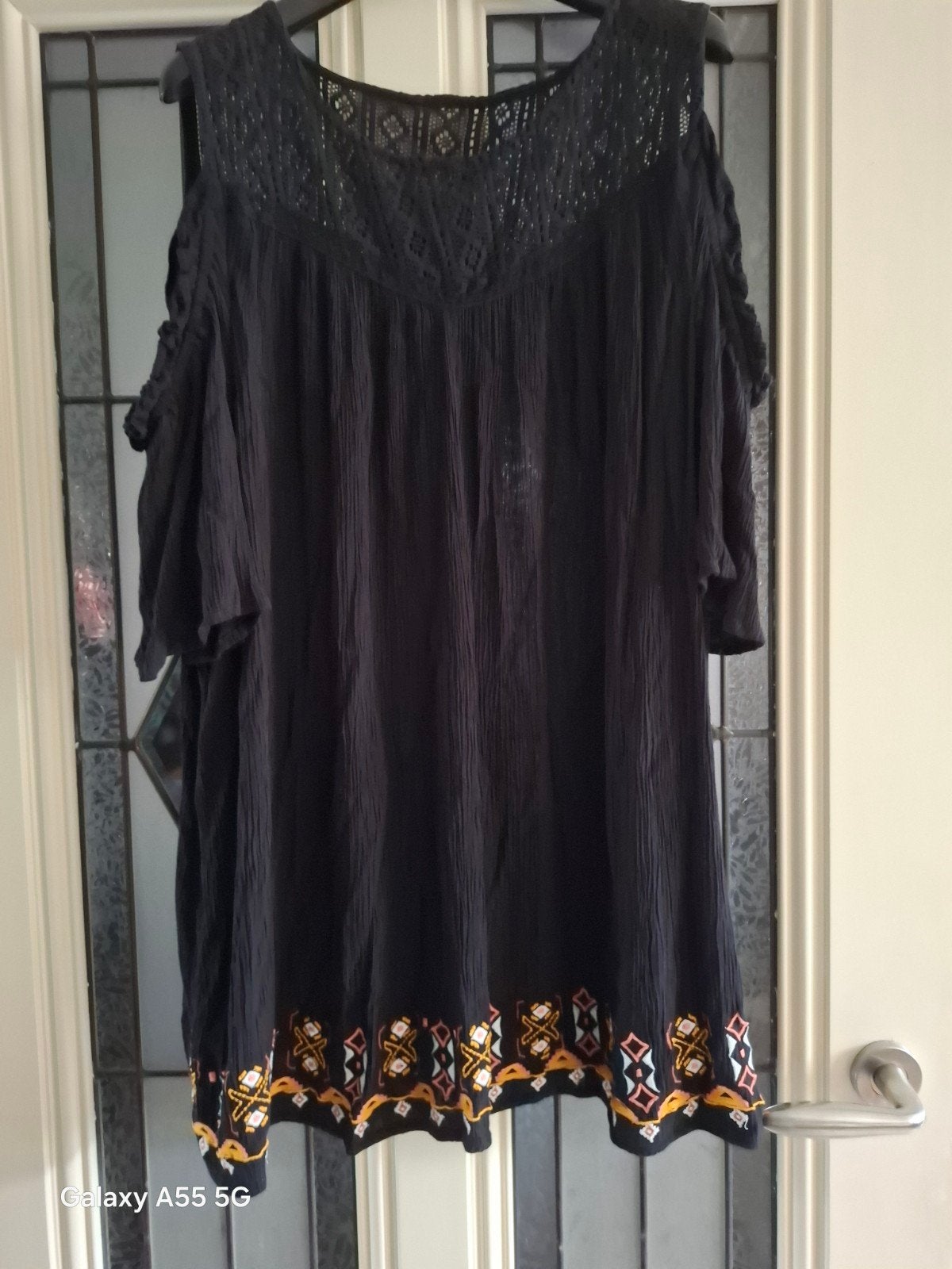 MS MODE MAAT 48/50 TUNIEK, Kleding | Dames, Grote Maten, Verzenden, Nieuw, Zwart, Blouse of Tuniek